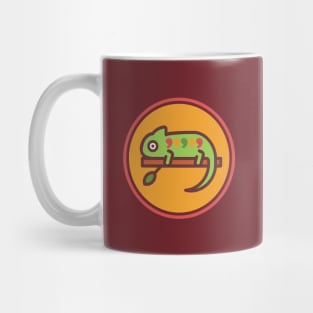 Comma-Comma-Comma-Comma-Comma Chameleon Mug